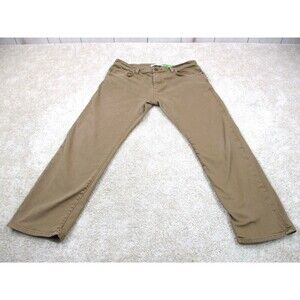 Mavi Jeans Men 36 Brown Tan Zach Straight Leg Casual Pants Cotton Stretch 36x28